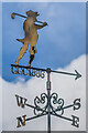 TQ0250 : Weathervane, Guildford Golf Club by Ian Capper