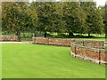 SE5158 : Wall and gates in front of Beningbrough Hall by Alan Murray-Rust