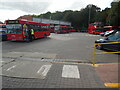 TQ4563 : North side of Orpington Bus Garage by David Hillas