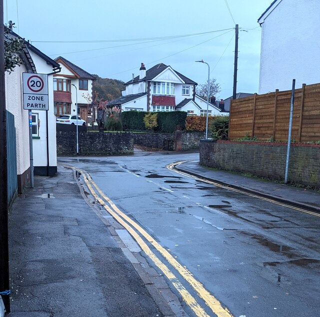 Puddles on Pillmawr Road, Malpas, Newport