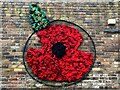 SO7875 : Remembrance Sunday 2023 poppy wreath at Bewdley Museum, Load Street, Bewdley, Worcs by L S Wilson