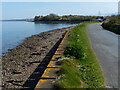 SH4561 : Road along the Menai Strait towards Caernarfon by Mat Fascione