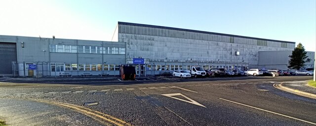 British Airways maintenance hangar at Glasgow Airport