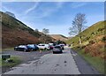 SO4494 : Cars parked in the Carding Mill Valley by Mat Fascione