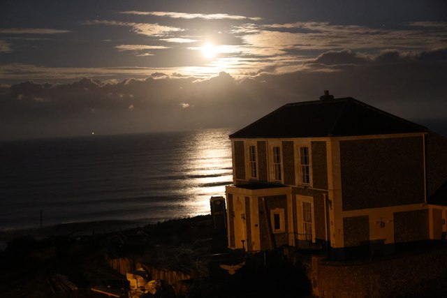 Moonlight over the North Sea