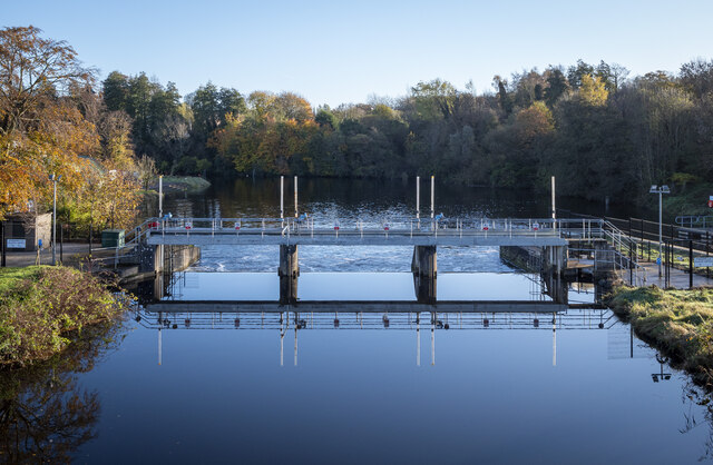 The Stranmillis Weir, Belfast