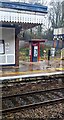 SO3013 : Ticket machine on Abergavenny station platform 2 by Jaggery