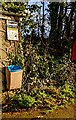 SO5602 : Hewelsfield Cross bus stop sign, Gloucestershire by Jaggery