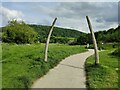 SO4382 : The Onny Meadows Trail at the Shropshire Hills Discovery Centre by Mat Fascione