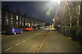 SJ9122 : Brunswick Terrace, Stafford, by night by Rod Grealish