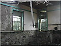 M6508 : Interior of derelict Aille National School by Rod Grealish