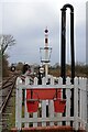 SU1090 : Swindon and Cricklade Railway - platform's end, Hayes Knoll by Chris Allen