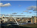 NZ2563 : The Gateshead Millennium Bridge by Adrian Taylor