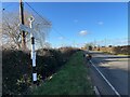 SK6935 : Finger post at Fernhill Farm by David Lally