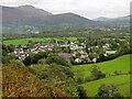 NY2323 : Braithwaite from the path along Coledale by Chris Allen