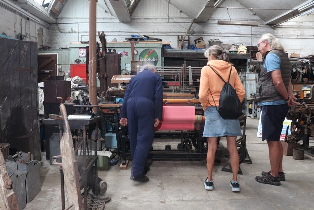 Grane Mill, Haslingden - weaving demonstration