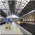 SJ8497 : Manchester Piccadilly Platform 2 by Gerald England