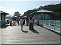 SH7883 : Llandudno Pier looking landwards to the Grand Hotel by Rod Grealish