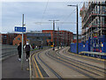 NT2676 : Road with tramlines, Ocean Terminal by Jim Barton