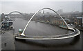 NZ2563 : Gateshead Millennium Bridge by Rossographer