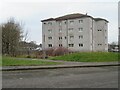 NS9464 : Flats on Croftmalloch Road, Whitburn by M J Richardson