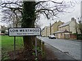 NZ1156 : Village sign for Low Westwood by Robert Graham