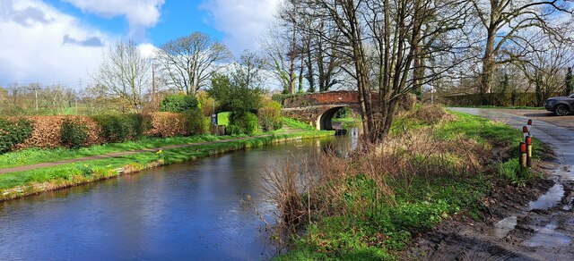 Llangollen Canal at Belmont Bridge