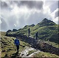 SK0667 : Gated Wall below Chrome Hill by Anthony Parkes