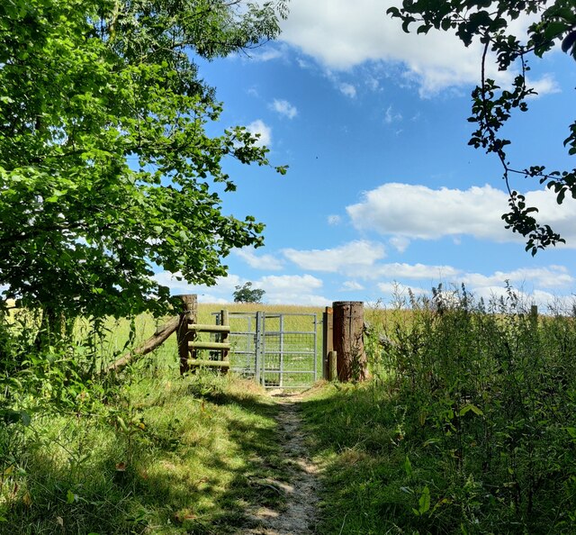 Gate along the Shropshire Way