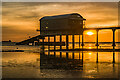 SZ6588 : Bembridge Lifeboat Station at sunrise by Ian Capper