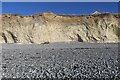 TV5596 : Cliff recession at Birling Gap, East Sussex by Andrew Diack