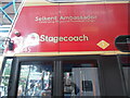 TQ4585 : Inscription on the side of Stagecoach London bus 12345 by David Hillas