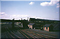 TF1701 : Steam train approaching Rhubarb Bridge, Peterborough (circa 1958) by John Wilson - deceased