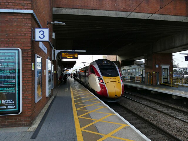 Azuma unit at Stevenage station