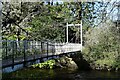 NH6643 : Suspension footbridge to Ness Island by Bill Harrison