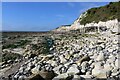 TV6096 : An old groyne at Holywell, Eastbourne, East Sussex by Adrian Diack