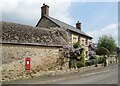 SP4726 : Victorian Mail Box, North Side by Des Blenkinsopp