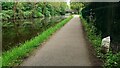 SE2634 : NW view along Leeds & Liverpool Canal towards Redcote Bridge by Roger Templeman