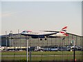 TQ0576 : British Airways plane landing at Heathrow Airport by Graham Hogg