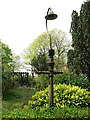 SJ2186 : Lamppost in Sandlea Gardens, West Kirby by John S Turner