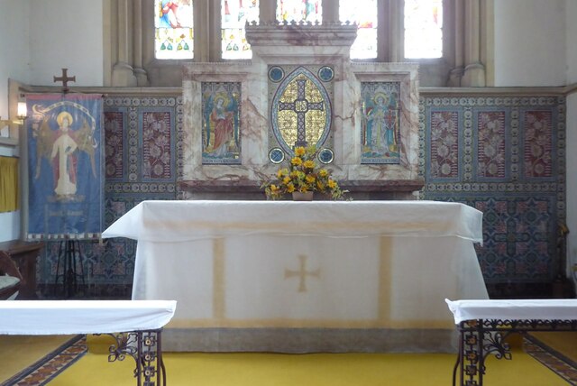 Altar and reredos 