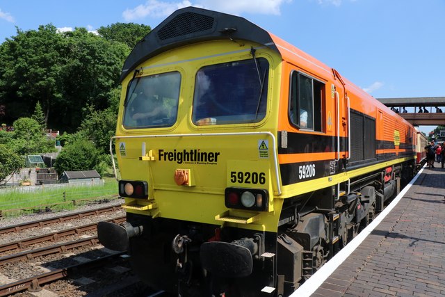 Severn Valley Railway - class 59 at Bewdley