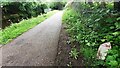 SE1839 : View north along Leeds & Liverpool Canal where it passes Esholt Sewage Works by Roger Templeman