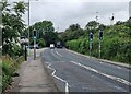 SD4855 : Pedestrian crossing on the A6 by Oliver Dixon