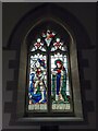 SO1566 : Window inside St. Michael and All Angels church (Llanfihangel Rhydithon) by Fabian Musto