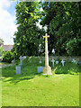 SP9869 : Chelveston Parish Church, Cross of Sorrow by David Dixon