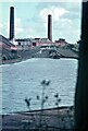 SJ7066 : Narrowboat pair leaves Lock 74, Middlewich, Trent & Mersey Canal, 1970 by Martin Tester