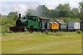 SK2406 : Statfold Barn Railway - goods train by Chris Allen