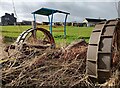 NJ3240 : Abandoned farm machinery, Dufftown, Banffshire by Claire Pegrum