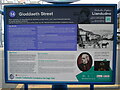 SH7882 : No 14 Gloddaeth Street Information Board by David Hillas